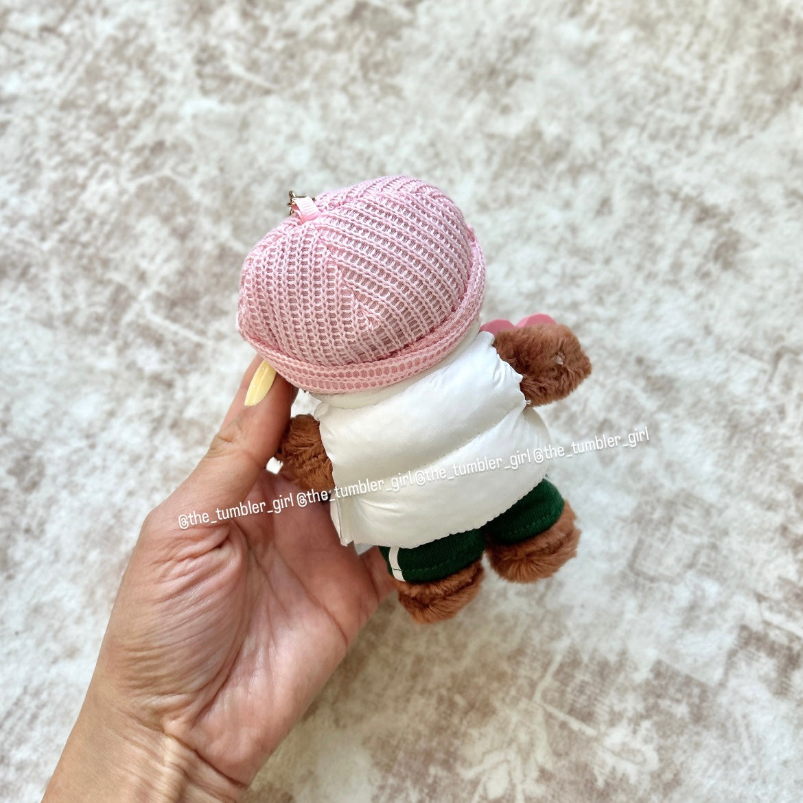 Starbucks China Valentine’s Fitness Six Pack Bearista Plushie Keychain Charm (READY TO SHIP)