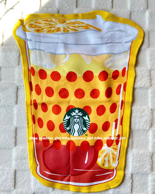 Starbucks Taiwan Exclusive Tropical Citrus Drink-Shaped Hand Towel