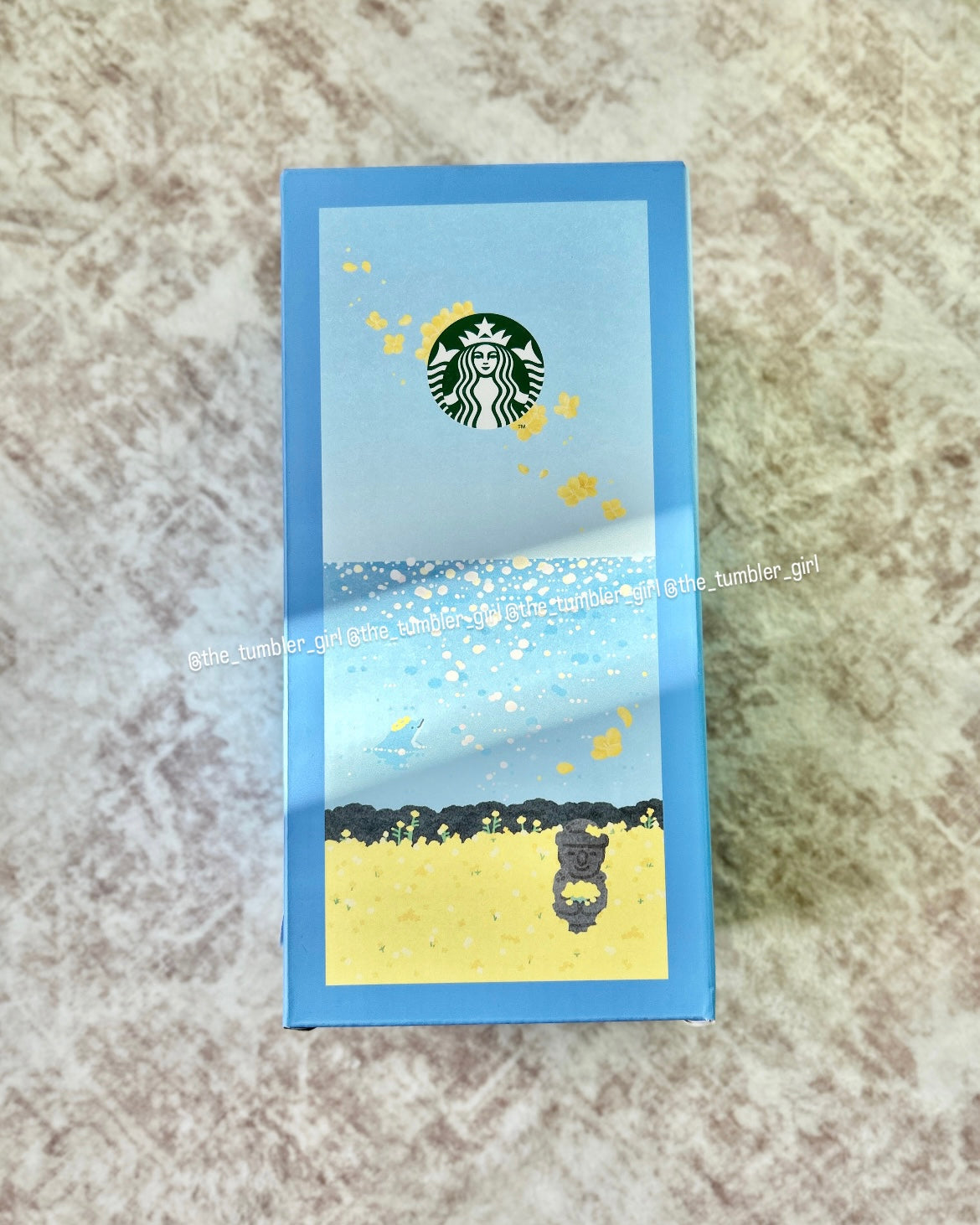 2026 Korea Jeju Island Exclusive Dolphin Bearista Glass Cold Cup (READY TO SHIP)