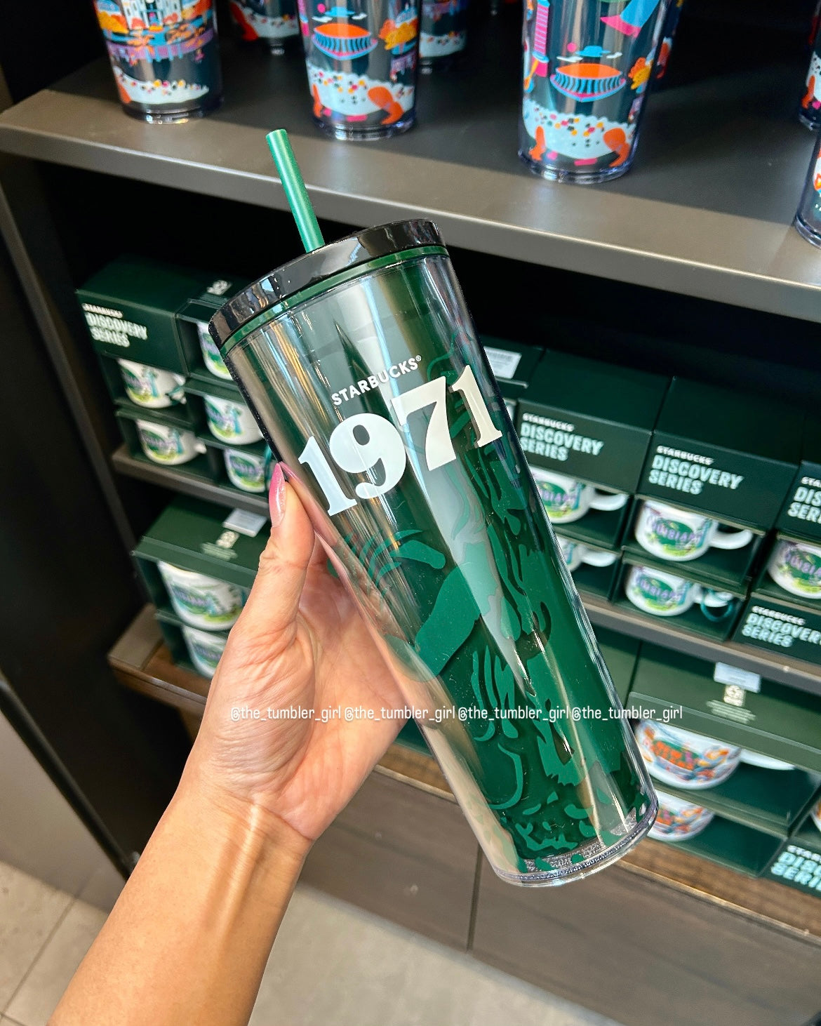 Starbucks Limited Edition 1971 Green Siren Heritage Roast Cold Cup Tumbler 24oz