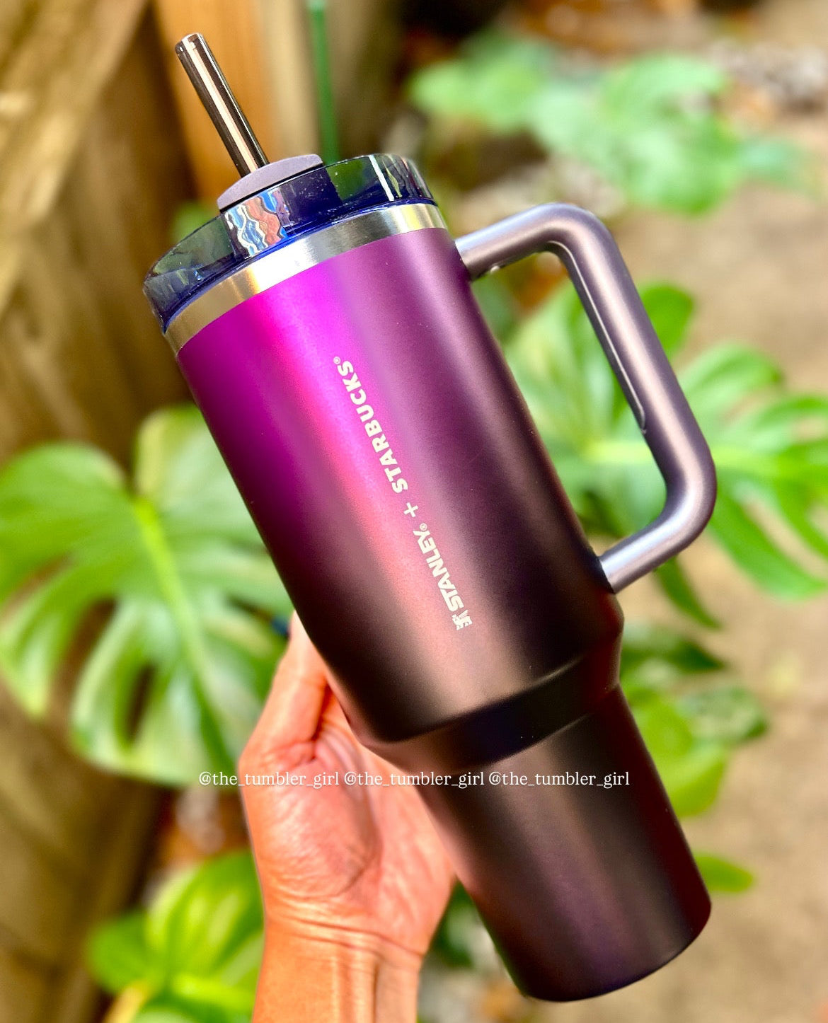 Starbucks China x Stanley 40oz Halloween Purple Black Gradient Stainless Steel Tumbler (READY TO SHIP)