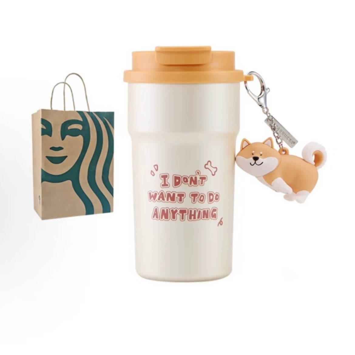 Starbucks China 2026 Paws Series 15oz Stainless Steel Tumbler With Accessories