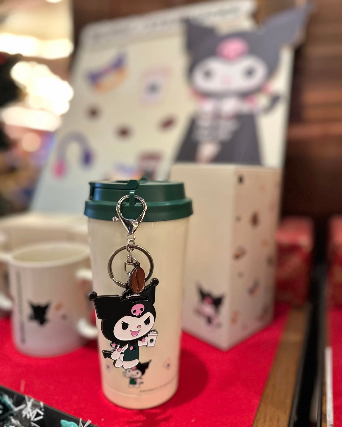 Starbucks Hong Kong x KUROMI 16oz Stainless Steel Tumbler with Metal Charm (READY TO SHIP)