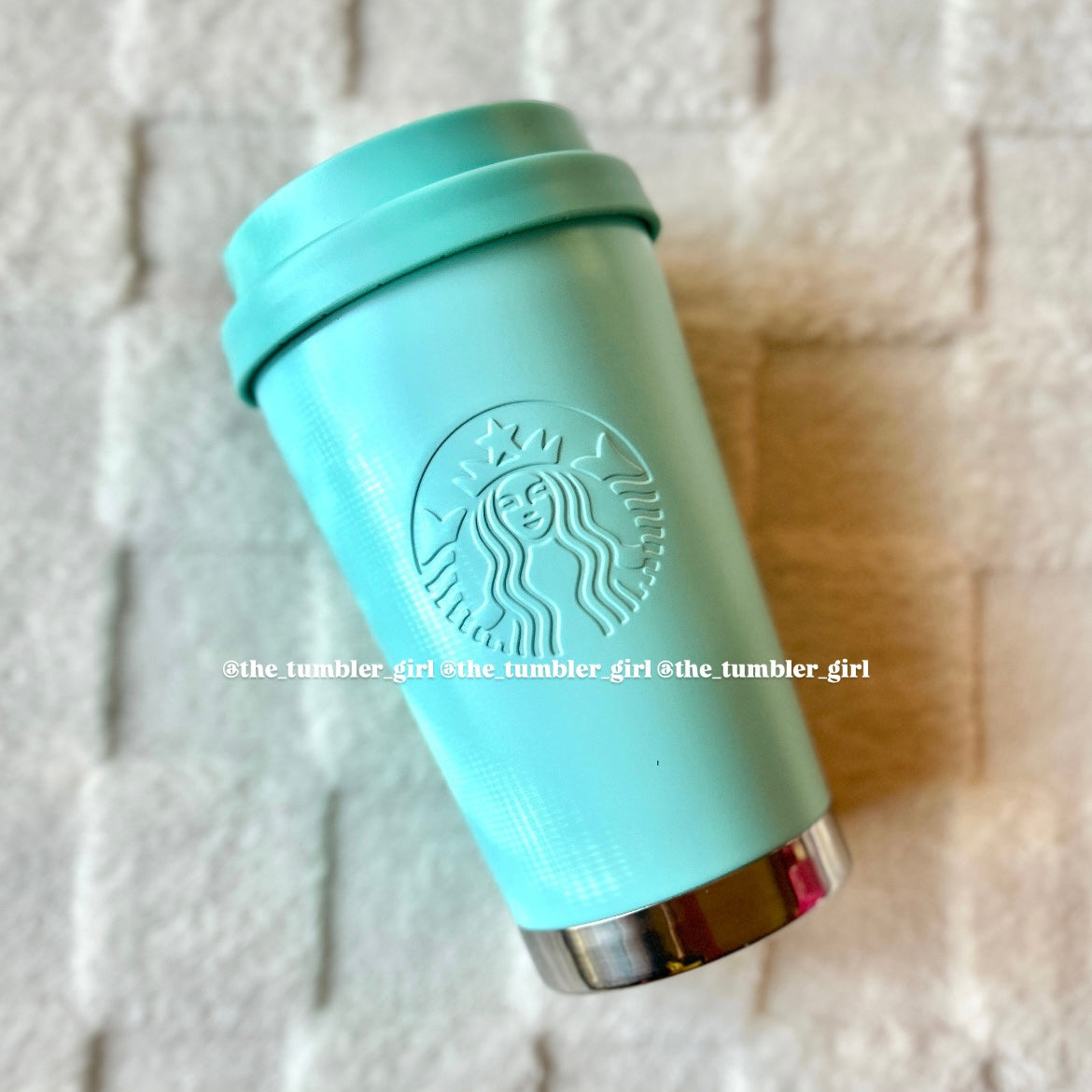 Starbucks Thailand Tiffany Blue 16oz Stainless Steel Tumbler