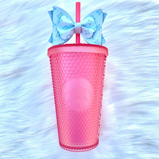 Starbucks US 2022 Valentine’s Release Pink Studded 16oz (BOW NOT INCLUDED)