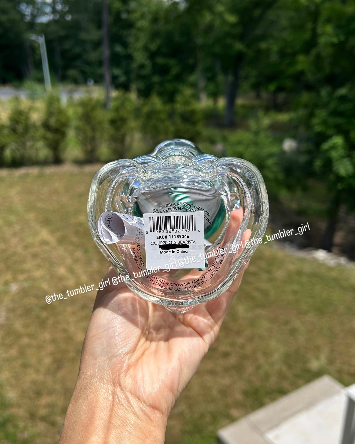2026 Taiwan Release Bearista Glass Cold Cup Soccer Limited Edition (READY TO SHIP)