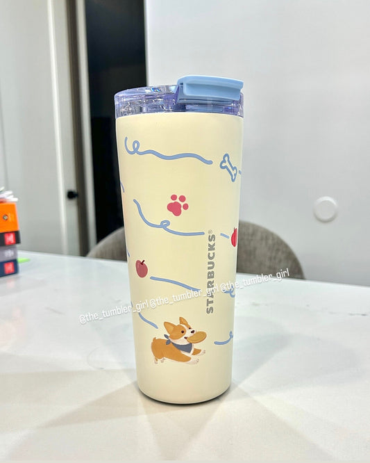 2026 China Exclusive Paw Series 23oz Corgi Stainless Steel Tumbler (READY TO SHIP)