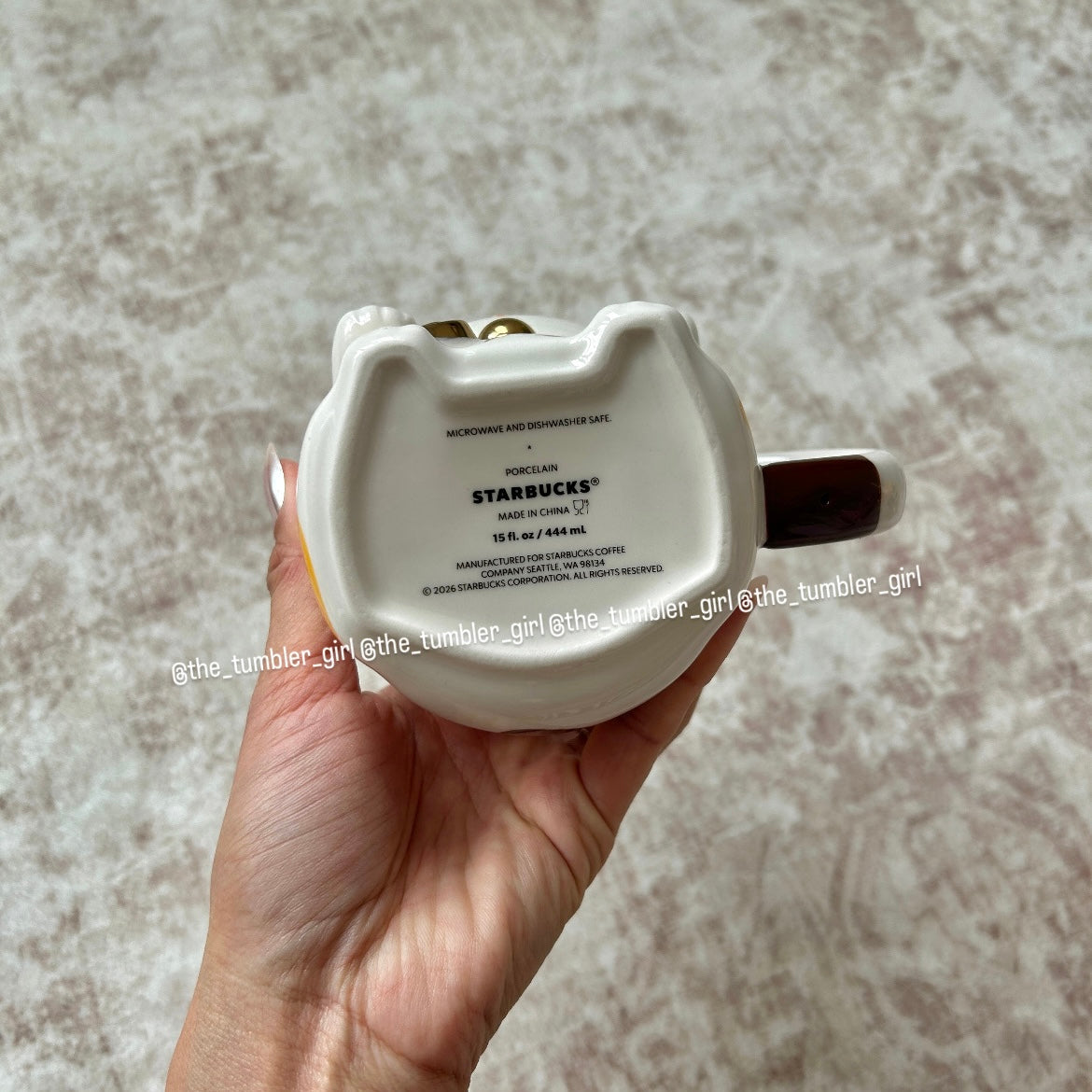 Starbucks Hong Kong Alien Cat Mug 15oz (READY TO SHIP)