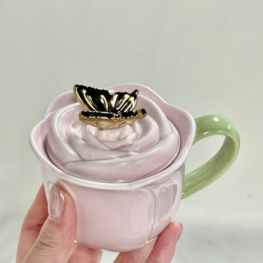 Starbucks China Floral Series Rose Ceramic Mug 4.5oz  (READY TO SHIP)