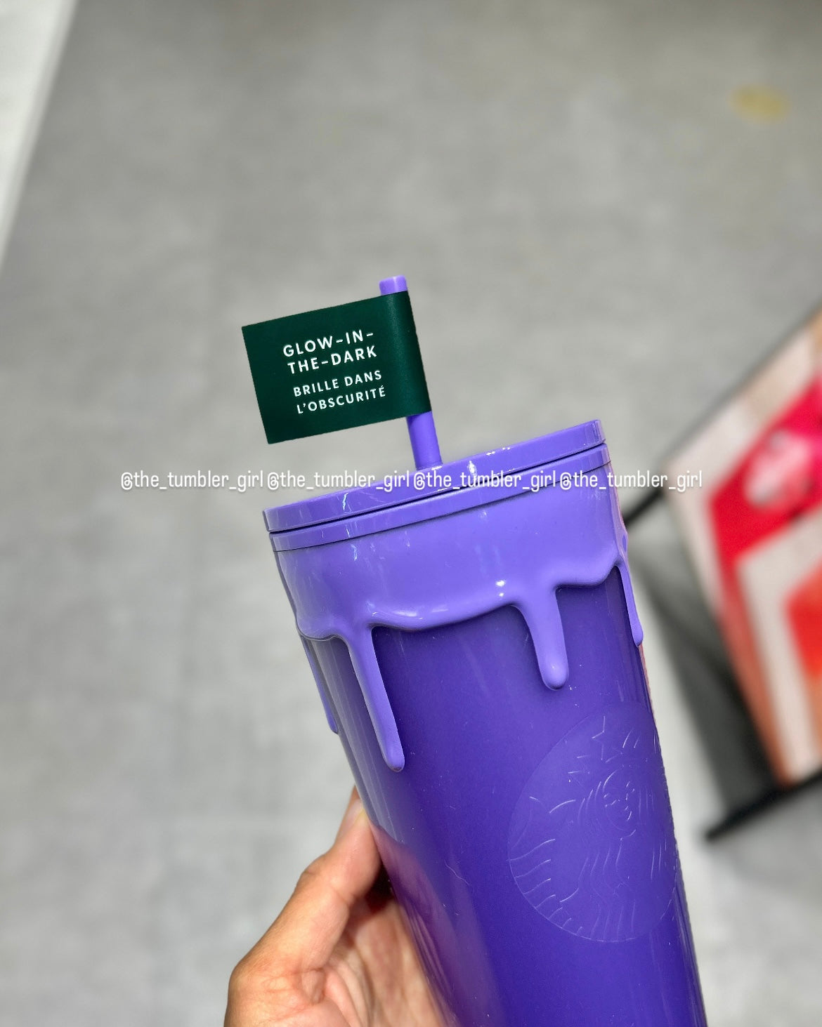 Starbucks Halloween Purple Slime Glow In The Dark 24oz Tumbler (READY TO SHIP)