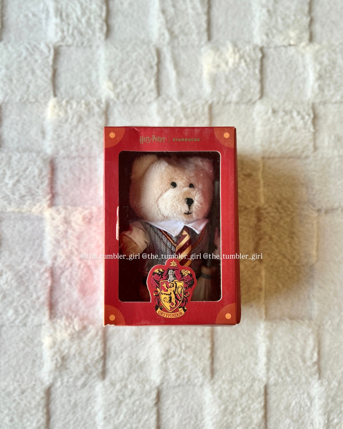 Starbucks China × Harry Potter Gryffindor House Bear Bearista Keychain (READY TO SHIP)