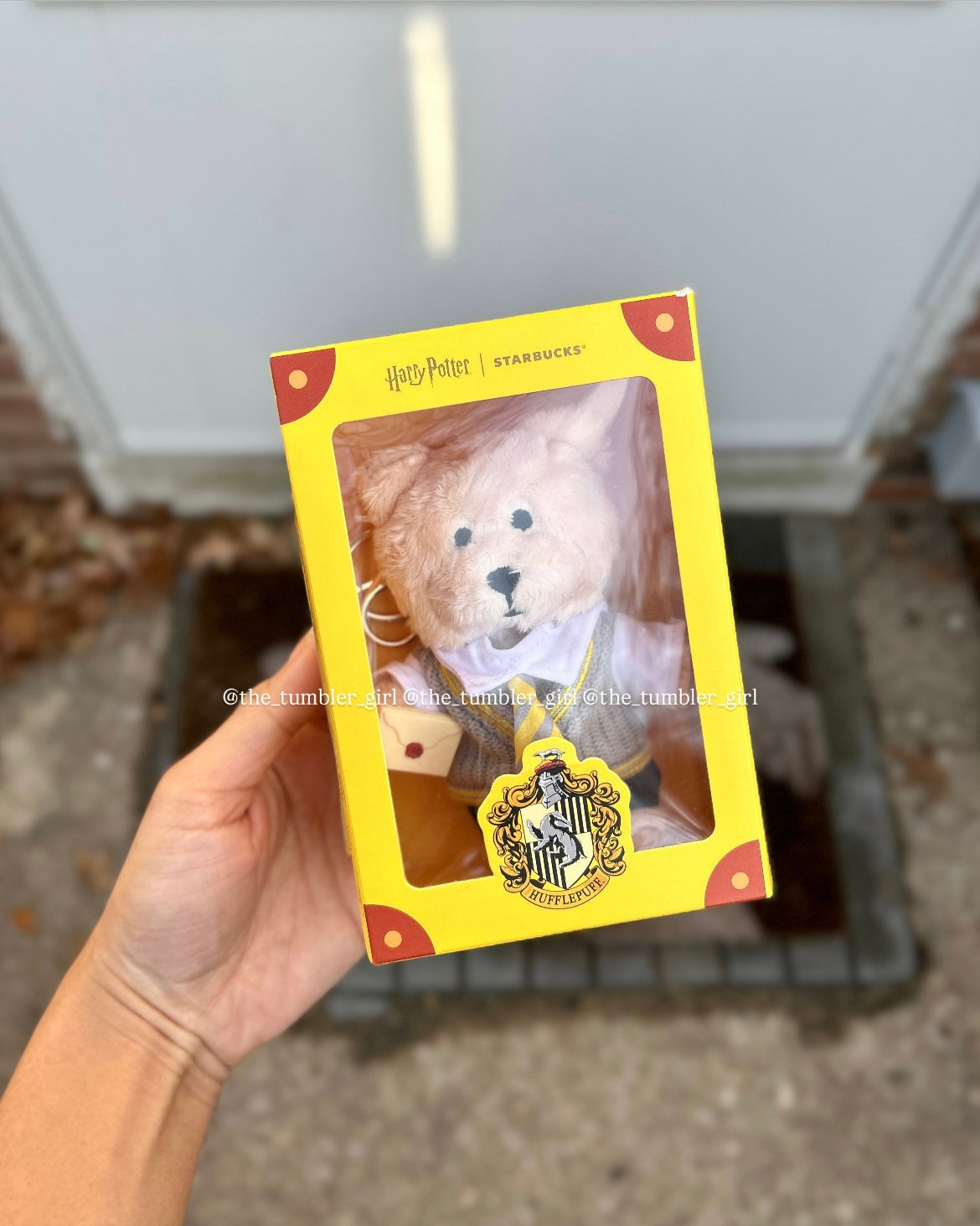 Starbucks China × Harry Potter Hufflepuff Bearista Keychain (READY TO SHIP)