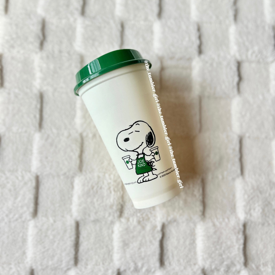 Starbucks Taiwan x PEANUTS Joe Kind Snoopy 16oz Reusable Plastic Cup (READY TO SHIP)