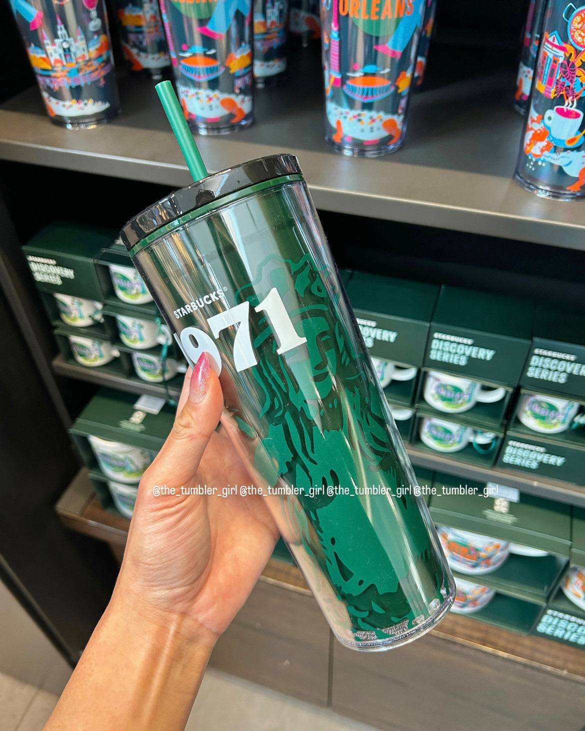 Starbucks Limited Edition 1971 Green Siren Heritage Roast Cold Cup Tumbler 24oz