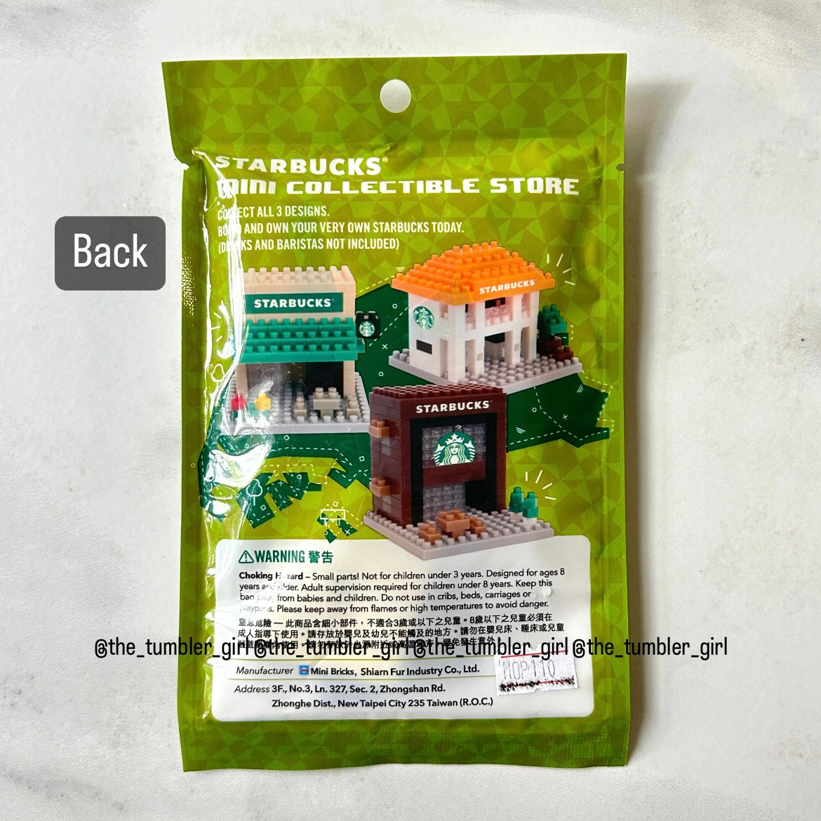 Starbucks Hong Kong exclusive mini brick store collectible building toy