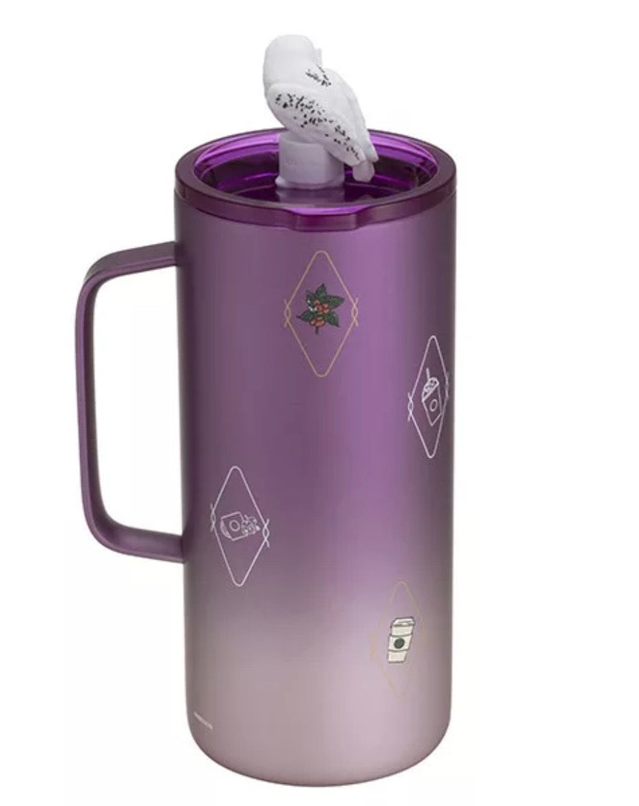 Starbucks Taiwan Harry Potter Series 17oz  Purple Tumbler (Ships in a week)