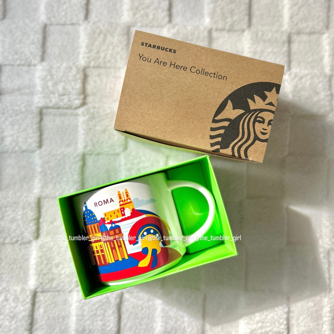 Starbucks You Are Here Collection Roma Italy 14oz Ceramic Mug (READY TO SHIP)