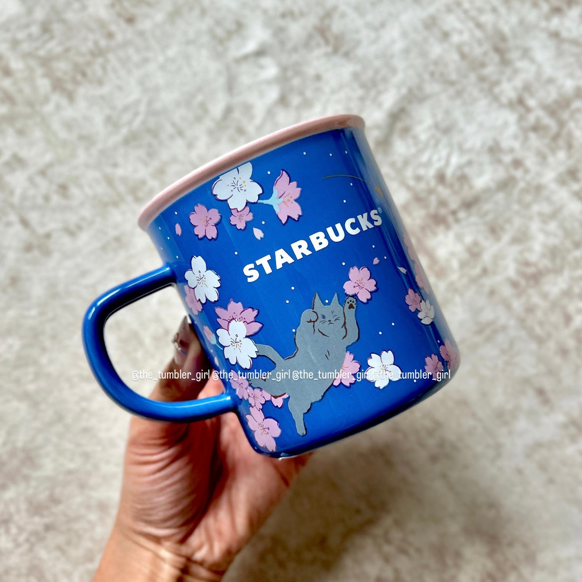 Starbucks Taiwan Shooting Star Cat Mug 14oz (ships late March)