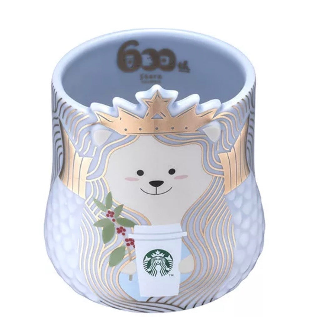 Starbucks Taiwan 12oz Siren Bearista Ceramic Mug