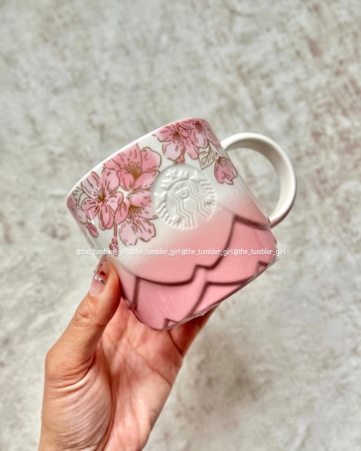 Starbucks Taiwan Sakura Petal Mug 12oz (READY TO SHIP)