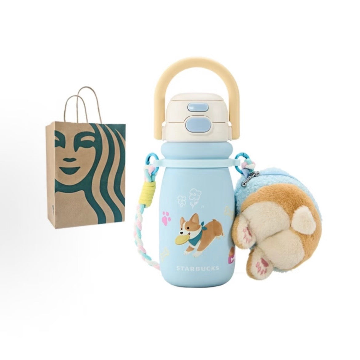 Starbucks China 2026 Paws Series 18oz Stainless Steel Tumbler With Coin Purse