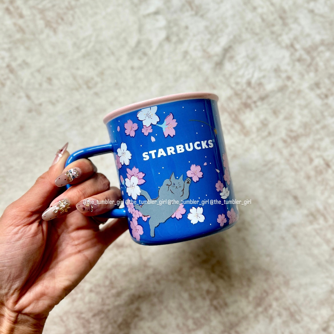 Starbucks Taiwan Shooting Star Cat Mug 14oz (ships late March)