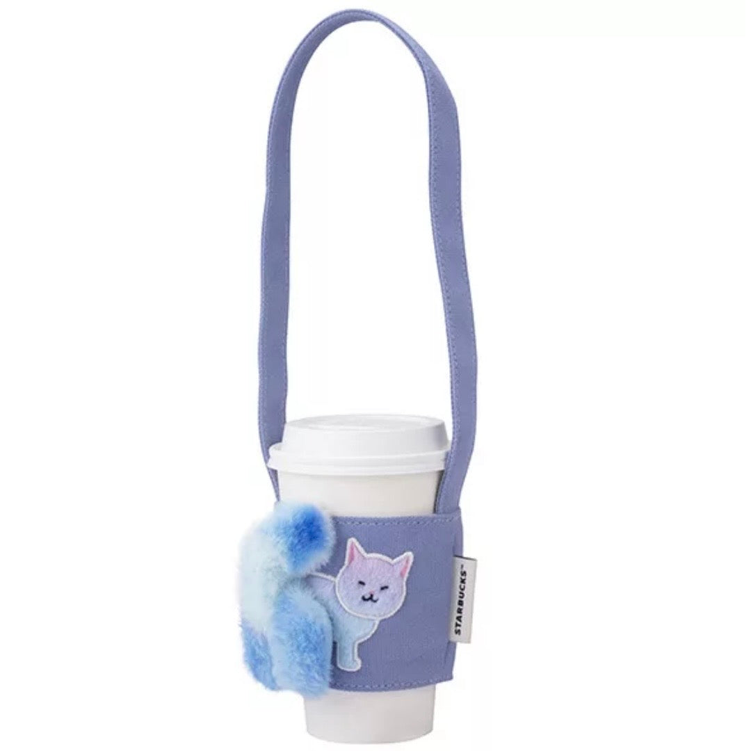 Starbucks Taiwan Fluffy Cat Drink Holder
