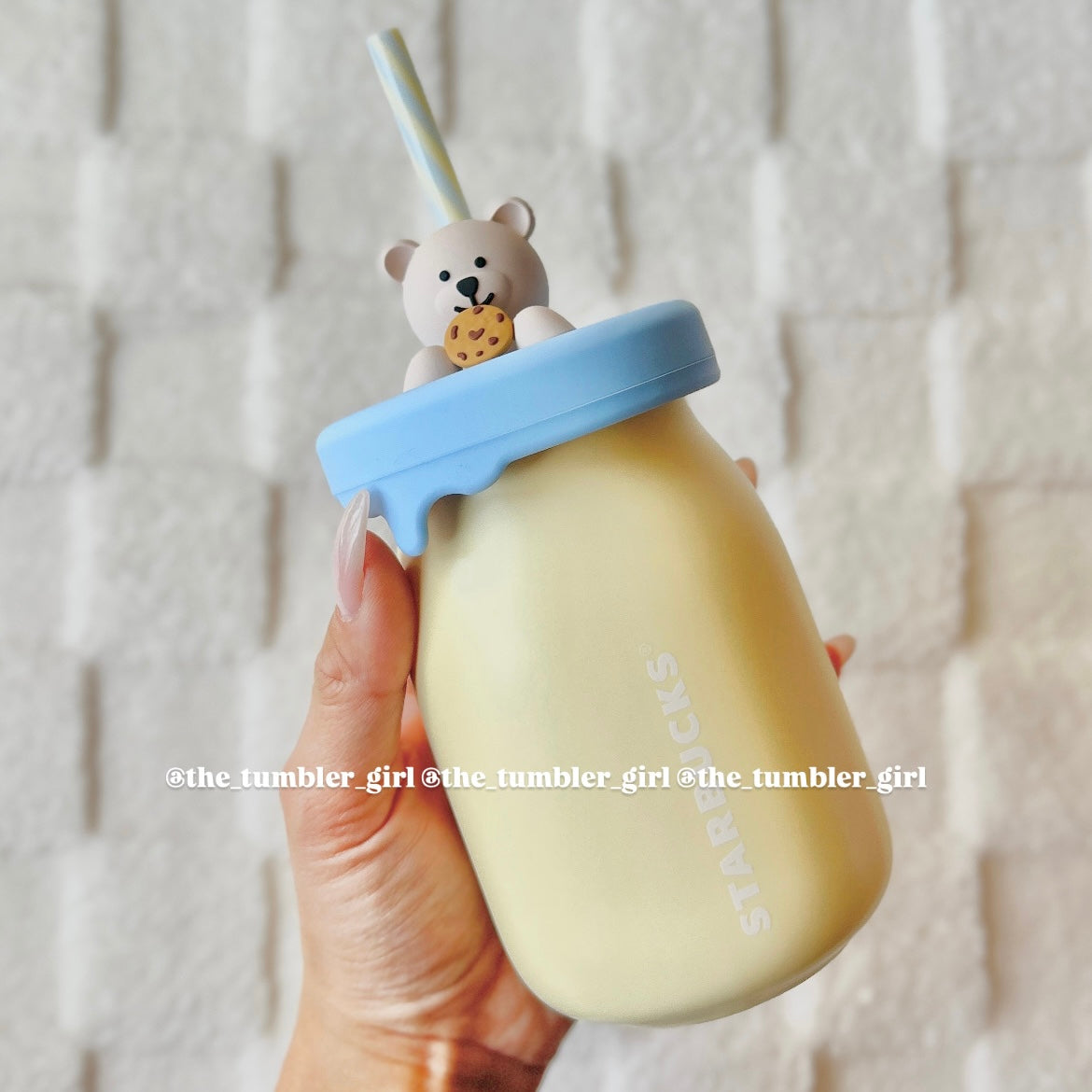 Starbucks China Exclusive Cheese Butter Cute Bear Milk 12oz Ceramic Mug (READY TO SHIP)