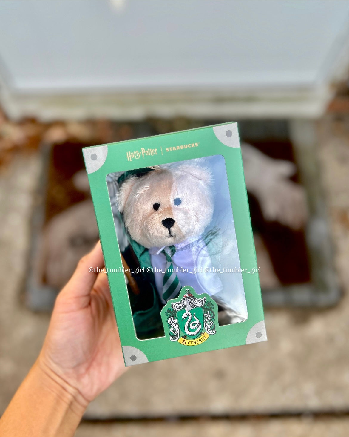 Starbucks China × Harry Potter Slytherin Bearista Keychain (READY TO SHIP)