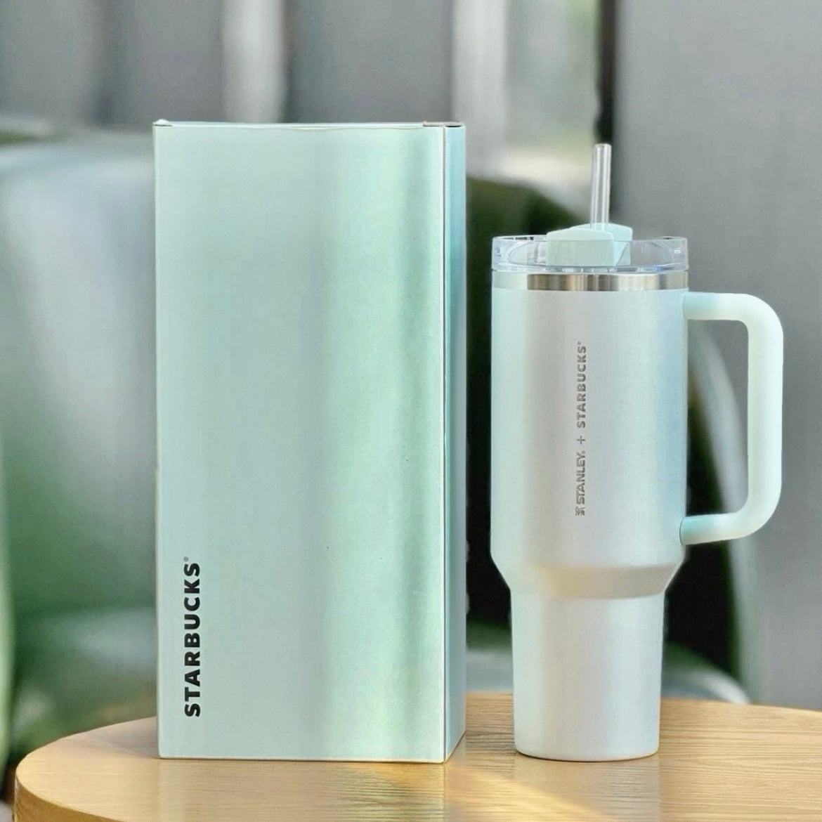 Starbucks China x Stanley 40oz Fresh Blue Tumbler