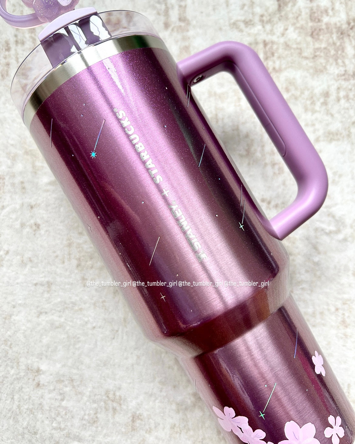 Starbucks China x Stanley Twilight Sakura 40oz Stainless Steel Tumbler (READY TO SHIP)