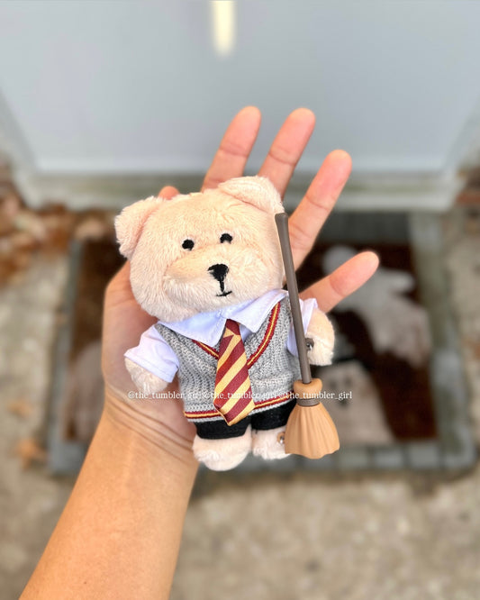 Starbucks China × Harry Potter Gryffindor House Bear Bearista Keychain (READY TO SHIP)