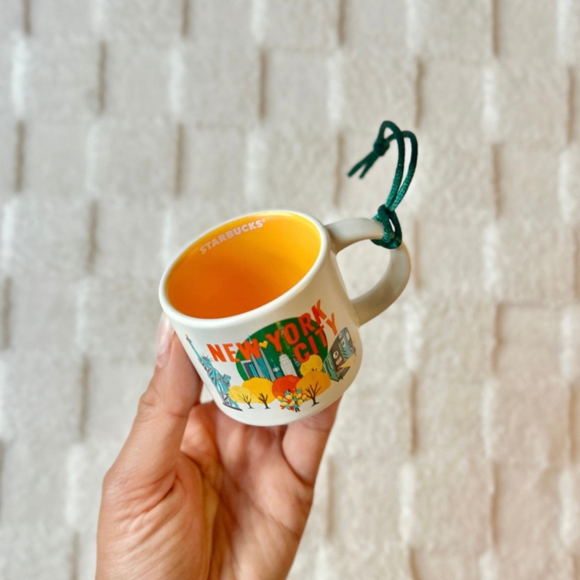 Starbucks New York City Mini Ceramic Ornament Mug  Discovery Series 2oz (READY TO SHIP)