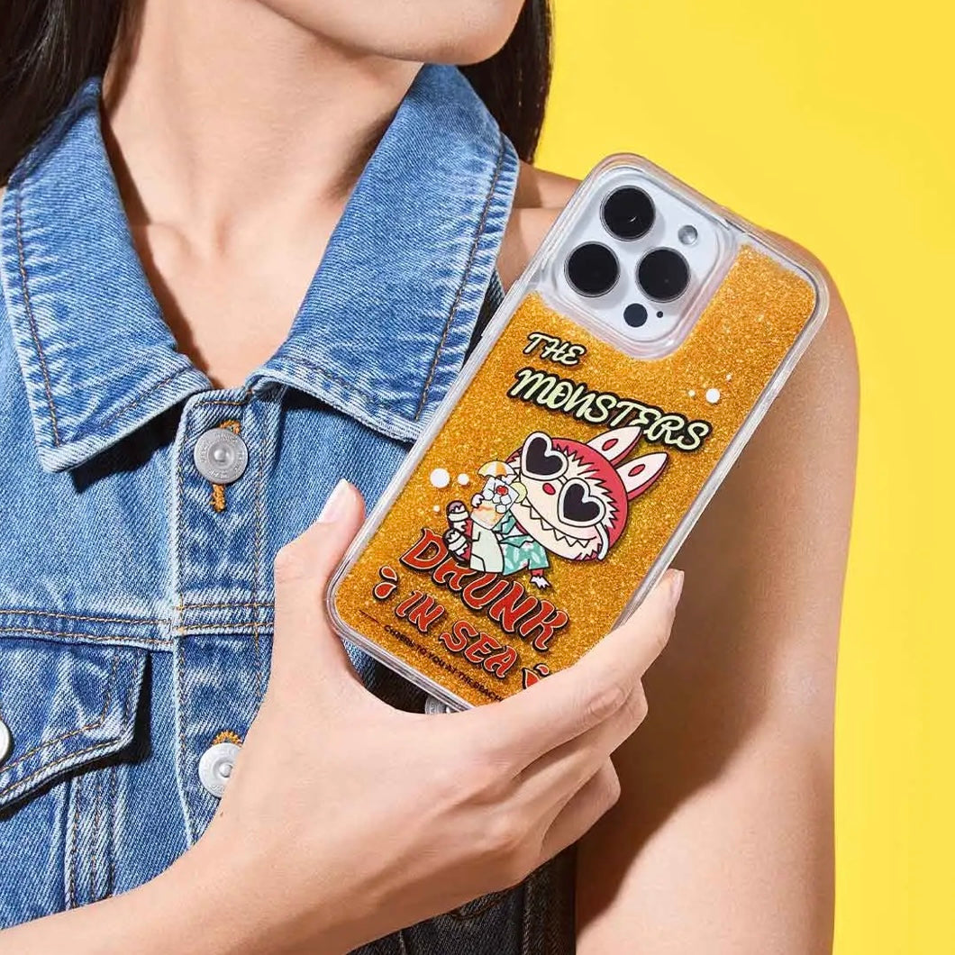 POP MART The Monsters LABUBU Drunk in Sea Series iPhone 14 Pro Max/15 Pro Phone Case