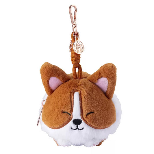 Starbucks Taiwan Welsh Corgi Sakura Coin Purse  (ships late March)