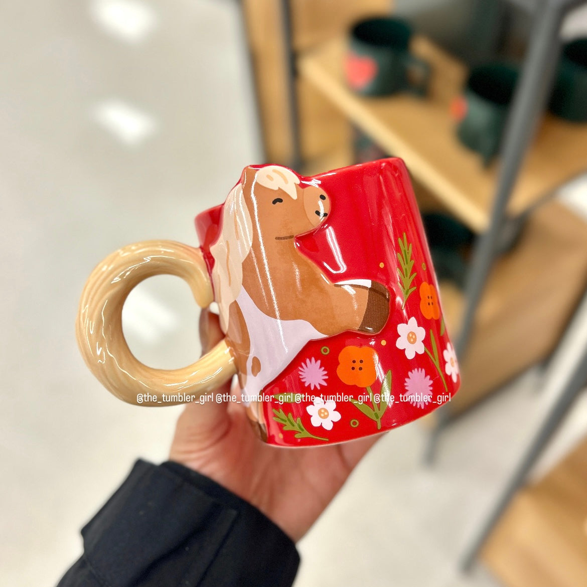 Starbucks Red Year of the Horse Ceramic Mug 12oz (READY TO SHIP)