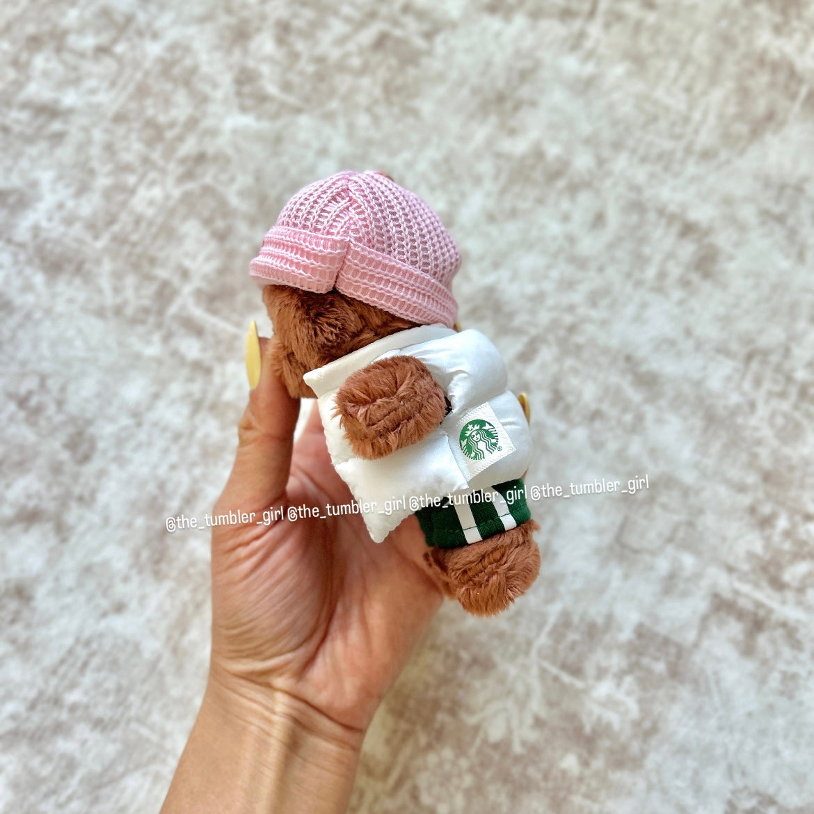 Starbucks China Valentine’s Fitness Six Pack Bearista Plushie Keychain Charm (READY TO SHIP)