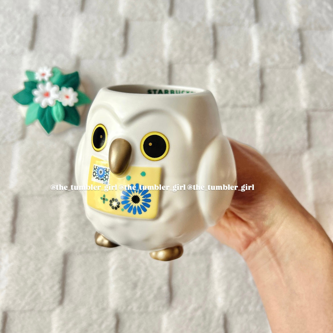 Starbucks China 13oz Ceramic Owl Mug w/ Heat-Changing Eyes (READY TO SHIP)
