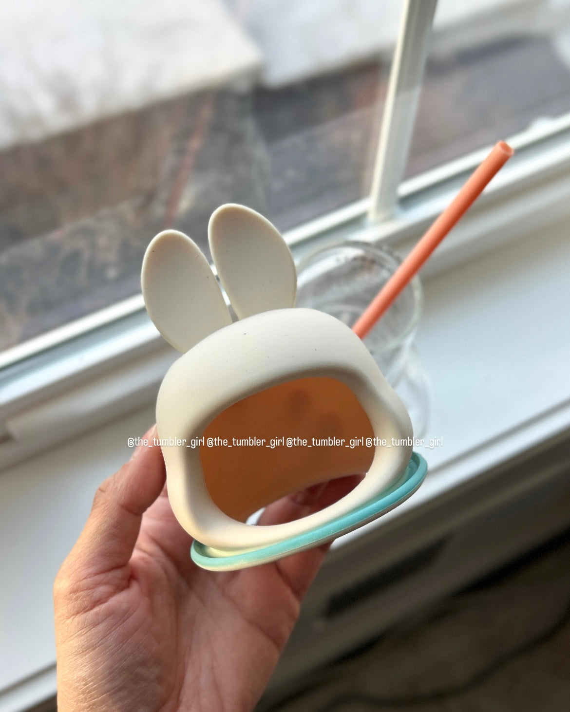 Starbucks China Bunny Glass Cold Cup 20oz (READY TO SHIP)