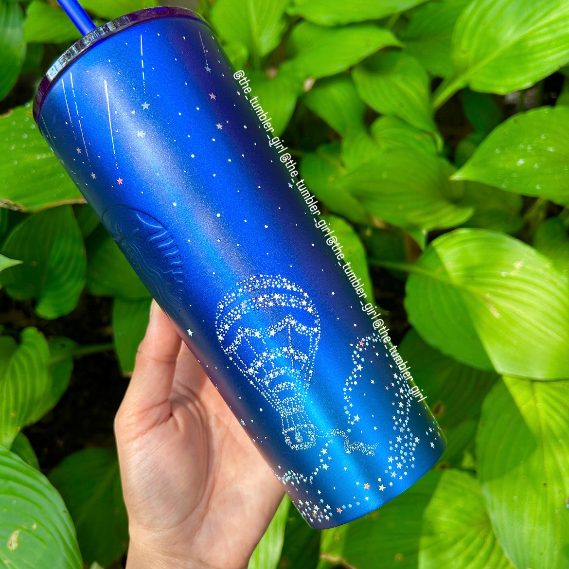 Starbucks Korea 2023 Glittery Blue Stainless Steel 24oz Tumbler