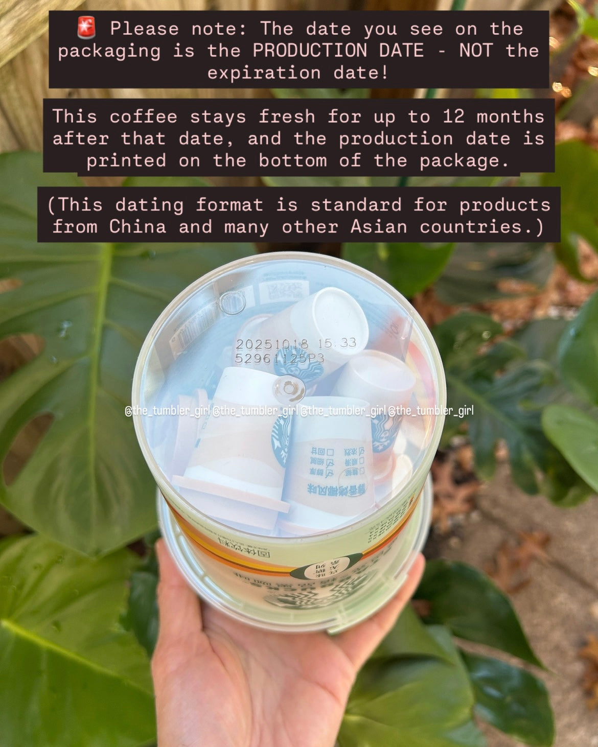Starbucks China Mini Coffee Cup Bucket – 18 Tiny Drink Pods (4 flavors)