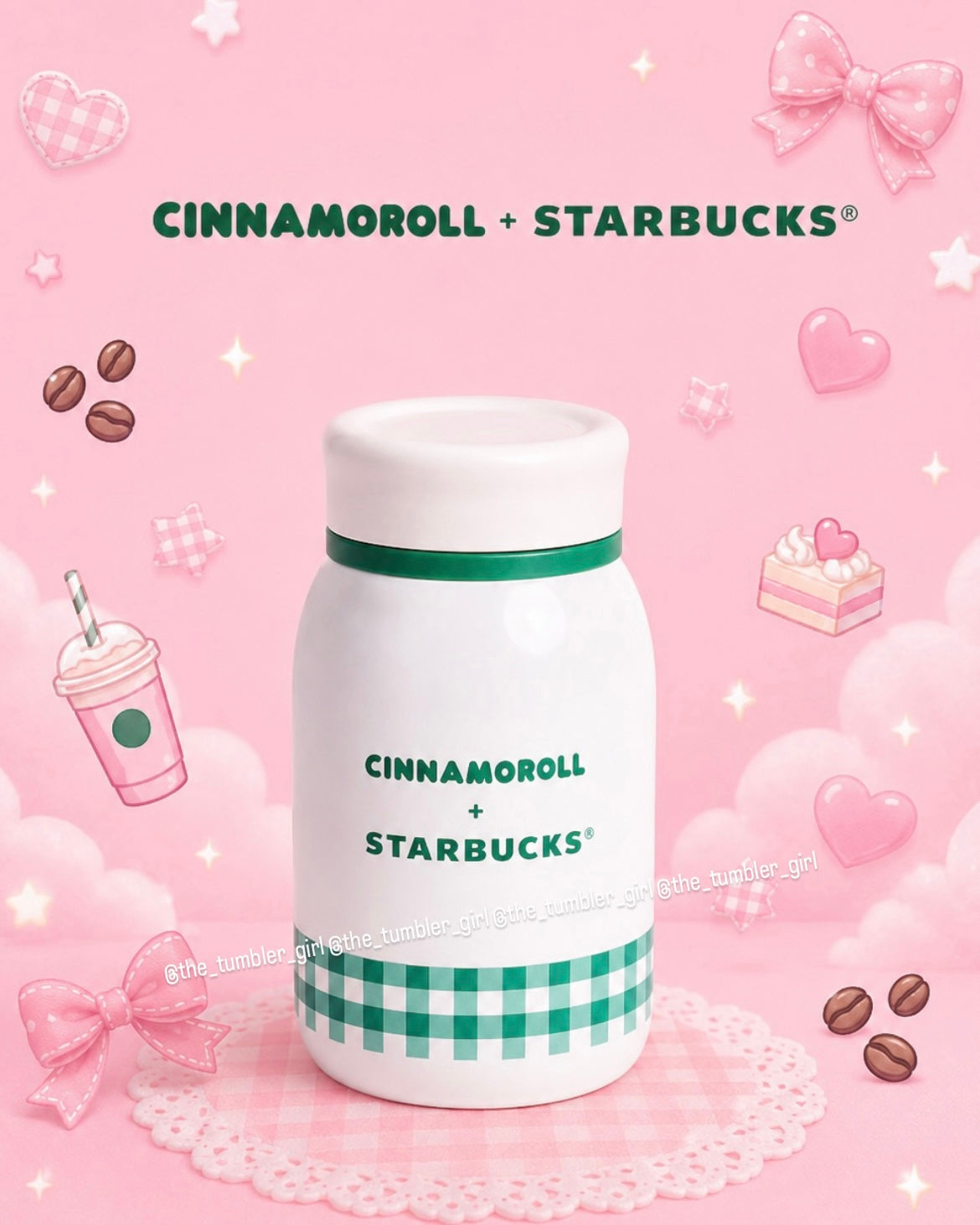 Starbucks Phillippines x Cinnamoroll Limited Edition 12oz Stainless Steel Tumbler (Ships End of June)