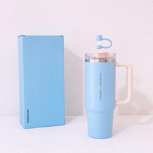 Starbucks China x Stanley 2024 Summer Blue 30oz Stainless Steel Tumbler (READY TO SHIP)