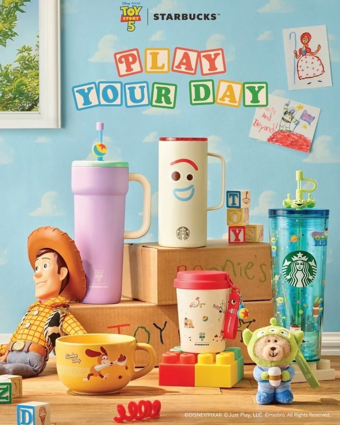 Starbucks Korea x Toy Story 5 Slinky Dog 12oz Ceramic Mug (Ships Mid May)