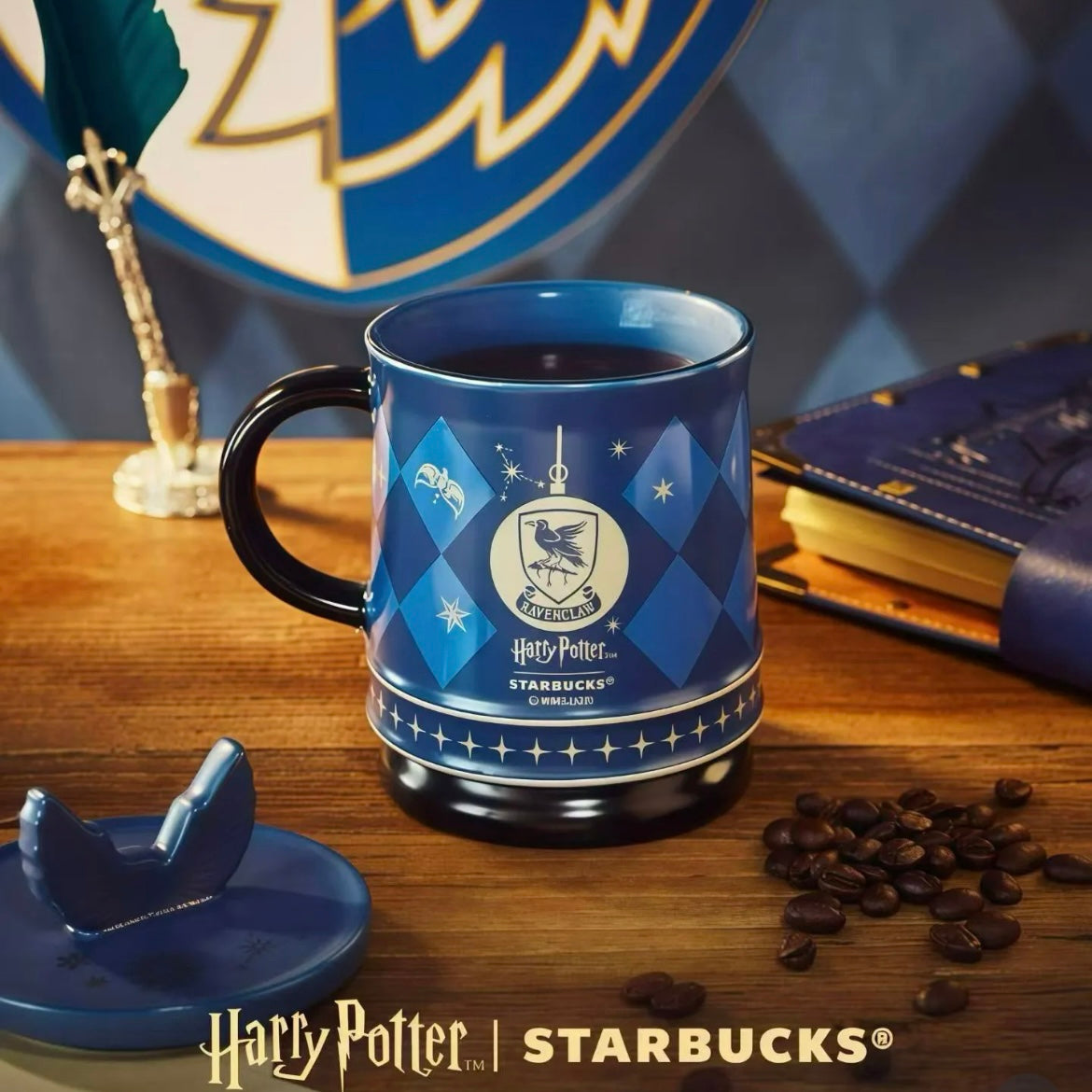 Starbucks China x Harry Potter Ravenclaw House Temperature-Activated Mug 12oz (ships end of Dec.)