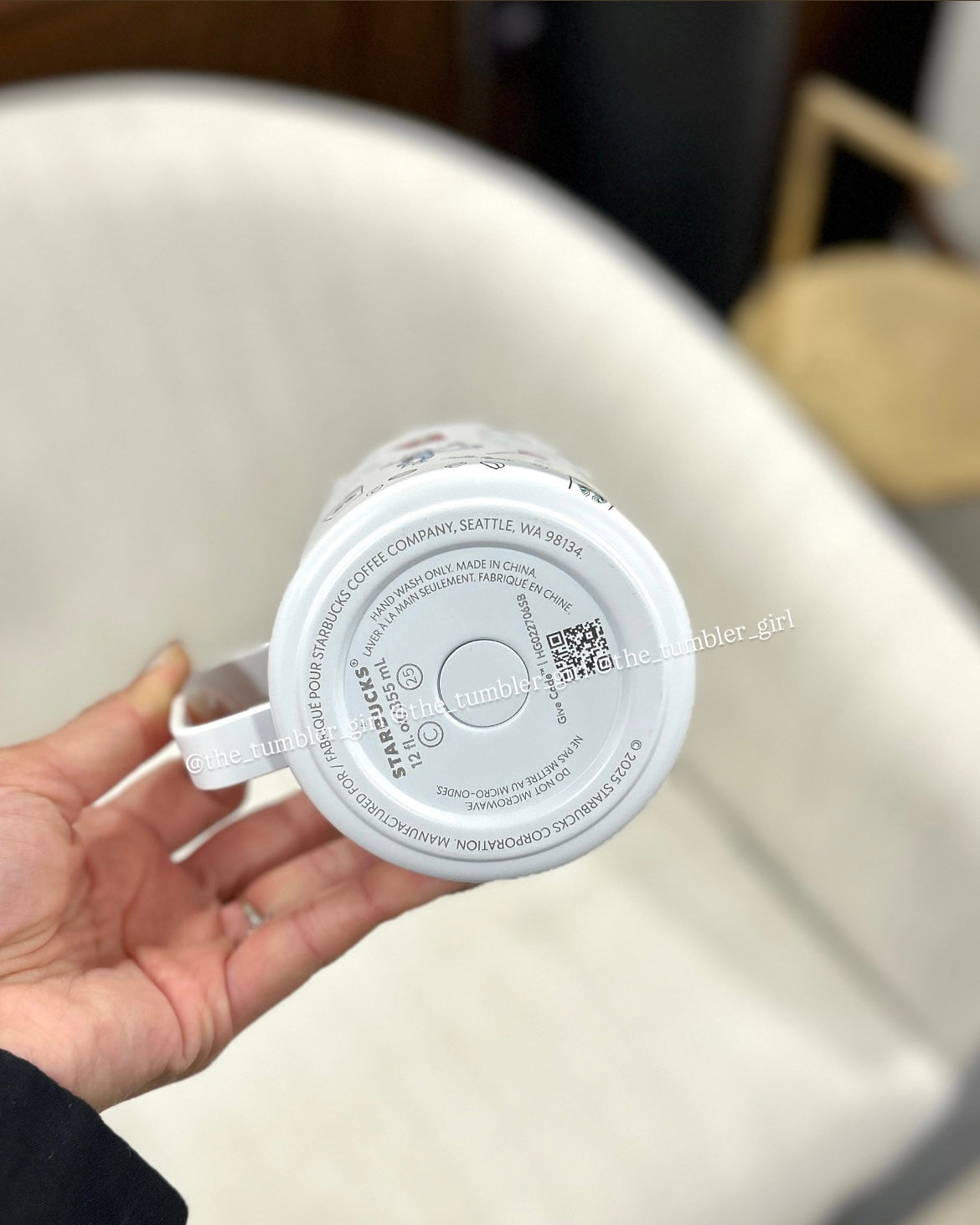 Starbucks Roller Rabbit Travel Coffee Stainless Steel Mug 12oz (READY TO SHIP)